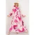 Patroon V-hals Maxi jurk
