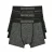 Lambretta Heren Paisley Boxershorts (Set van 3) (Zwart/Grijs)
