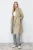TRENDYOLMİLLA Dames Donkerblauw Effen Oversized Trenchcoats