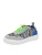 Crickit Sneakers laag ‘Oakli’  blauw / lichtgrijs / oranje / zwart