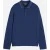 Scotch & Soda Structured Relaxed-fit Long-sleeved Polo Navy