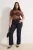 Trendyol Curve Dames Bruin Effen Kort Getailleerd Grote maten Blouses