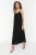TRENDYOLMİLLA Dames Zwart Effen Maxi Mouwloos Casual A-lijn Jurken