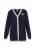 DreiMaster Maritim Gebreid vest  donkerblauw / donkerrood