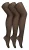 Sock Snob – Dames Fishnet Panty’s 3 Paar | Stijlvolle Kousen voor Dansfeesten – Zwart