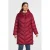 GREAT LOOKS gewatteerde jas rood