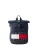 TOMMY HILFIGER Rugzak ‘Heritage’  marine / grafiet / rood / wit
