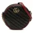 Tweedehands Mini Gg Marmont Matelassé Leren Torchon Ronde Crossbody