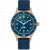 Bulova Archive Series Mil Ships 150th Anniversary Edition Heren Horloge Blauw 98A325