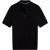 Ted Baker Fourd Poloshirt Met Visgraatsteek En Ritssluiting, Zwart