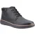Hush Puppies Kian Leren Heren Enkelboots Zwart