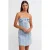 Strapless Mini Denim Jurk