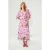 Fabienne Chapot Hannah Dress Hot Pink/cream White