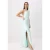 TRENDYOLMİLLA Dames Groen Effen Maxi Mouwloos Recht Avond & Gala Jurk