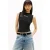 Tommy Jeans mouwloze top zwart