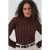 Gestructureerde Slim Fit Halve Turtleneck Blouse