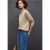 Street One Dames Trui met col in Beige
