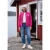 Blouson met lange mouwen van teddystof