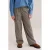 WE Fashion loose fit casual geruite broek – bruin