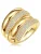 Lulu & Jane Ring  goud / wit