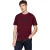 Tommy Hilfiger Heren Geborduurd Logo Katoenen T-Shirt (Maroon)