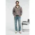 Sweatshirt met capuchon en halve rits