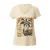 Dunne V-hals T-shirt in gemêleerd jersey voor vrouwen s.Oliver