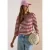 Basic Shirt met boothals en strepen