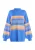 IZIA Jumper Dames Blauw Veelkleurig