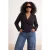 Trendyol Curve Dames Zwart Effen Lang Relaxed fit Grote maten Blazers