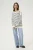 Pullover Loose fit black offwhite