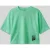Oversized Polyester T-shirt met Ronde Hals en Zak