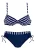 LASCANA Bikini  navy / wit