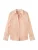 MANGO Blouse ‘RAYO’  lichtbruin / wit