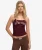 Athletic Essentials Cami Top met Grafische Print Red