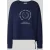 Christian Berg Woman Sweatshirt met koordjes en print op de voorkant