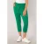ES&SY cropped relaxed broek groen
