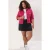 Trendyol Curve Dames Roze Effen Lang Regular fit Grote maten Blazers