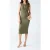 GUESS Giada Swtr Skirt Army Olive