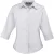 Premier Dames/Dames Popeline 3/4 Mouwen Blouse (Zilver)