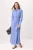 Trendyol Modest Dames Blauw Effen Maxi Lang Casual Blousejurk Modest Jurken