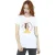 Disney Dames/Dames Beauty And The Beast I´d Rather Be Reading Katoenen boyfriend T-shirt (Wit)