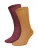 DillySocks Sokken  lichtbruin / bordeaux