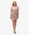 Superdry Vrouwen Jacquard Mini-jurk met Wijduitlopende Mouwen Roze