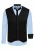 Set van 3 overhemden met vest en stropdas