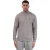 Lyle & Scott Heren Sweatshirt met Kwartrondsluiting (Lichtgrijs)