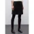 Street One Dames Chenille rok in Zwart