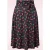 Topvintage exclusive ~ Ally Cherry swing rok in zwart