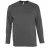 SOLS Heren Monarch T-Shirt met lange mouwen (Donkergrijs)