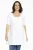 YOEK tuniek wit ORGANIC COTTON